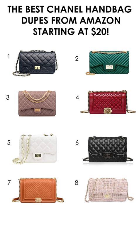 chanel dupe amazon|cheap chanel knock off purses.